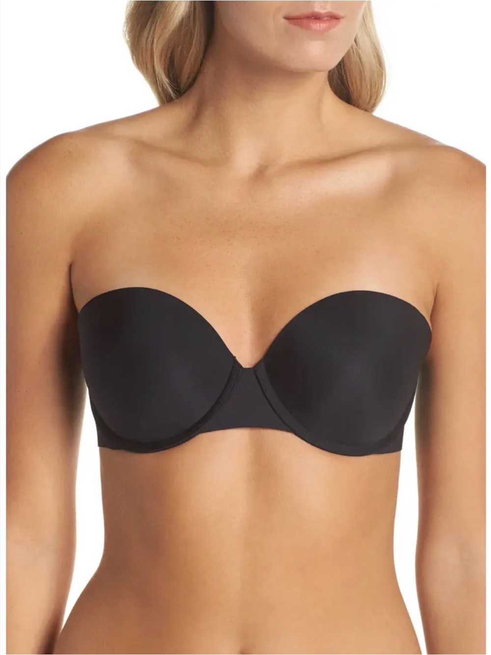 Spanx Up for Anything Strapless Bra — Black